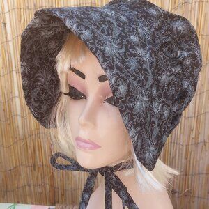 Pioneer bonnet, Gothic bonnet, Victorian, Civil War Bonnet Prairie Hat
